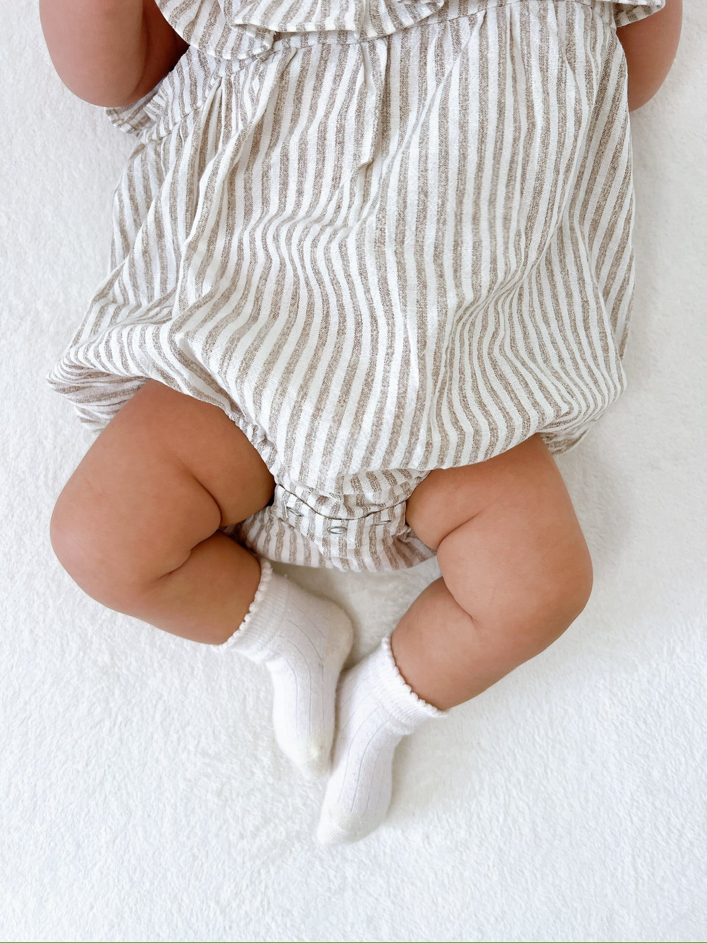 Frilly striped Rompers