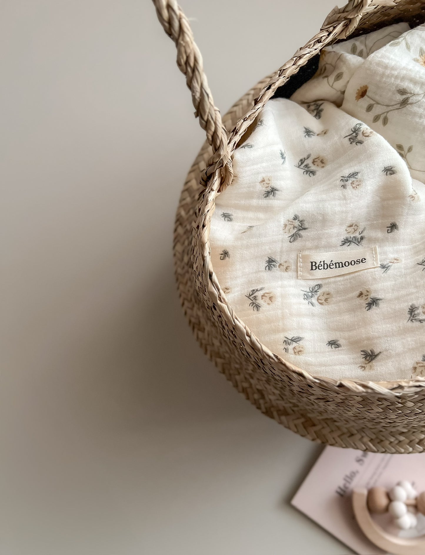 Cushy rose - Organic cozy blanket/4重ガーゼ