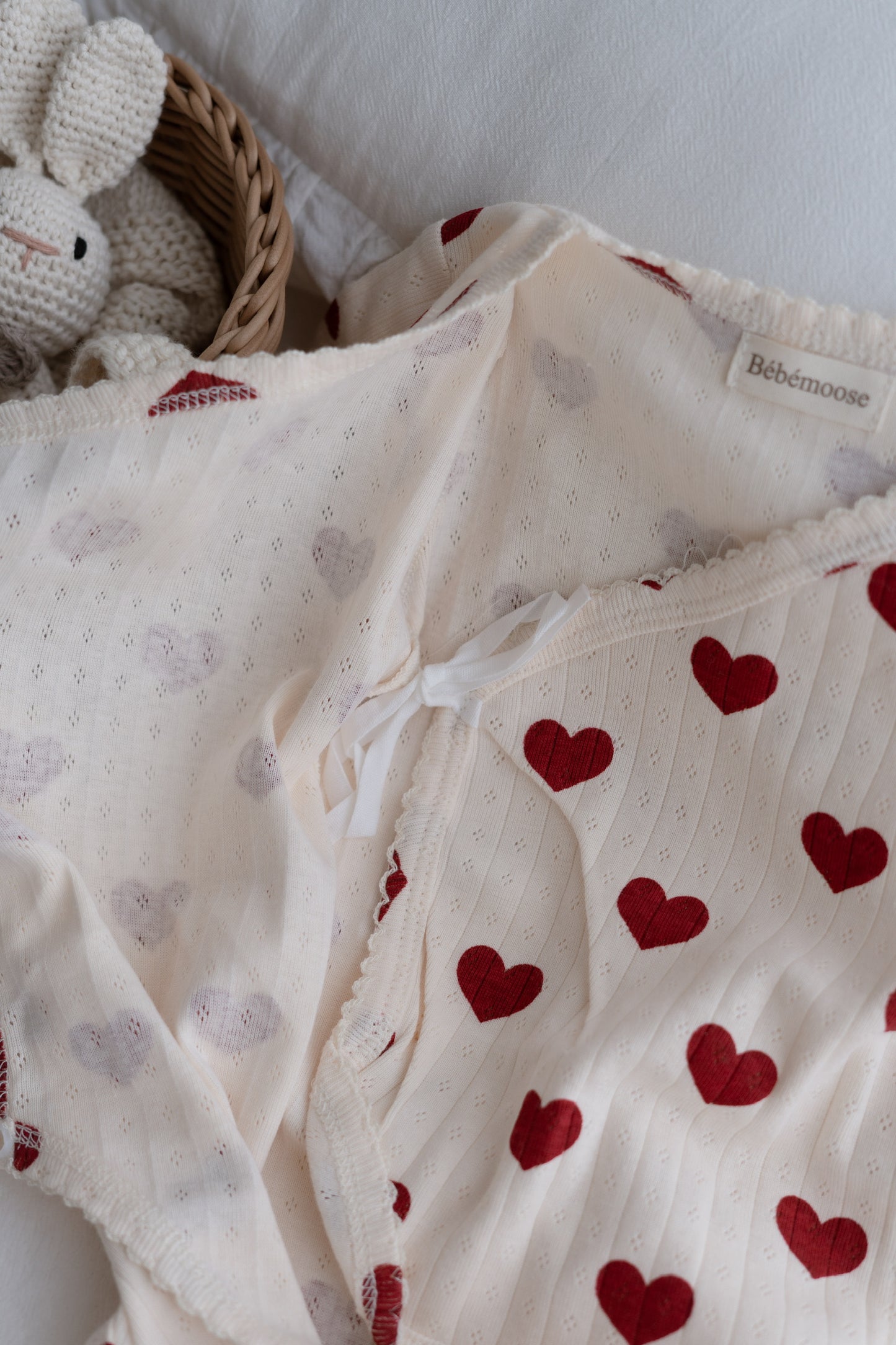 〖NEW〗Sweetie charm rompers -Cherry cream