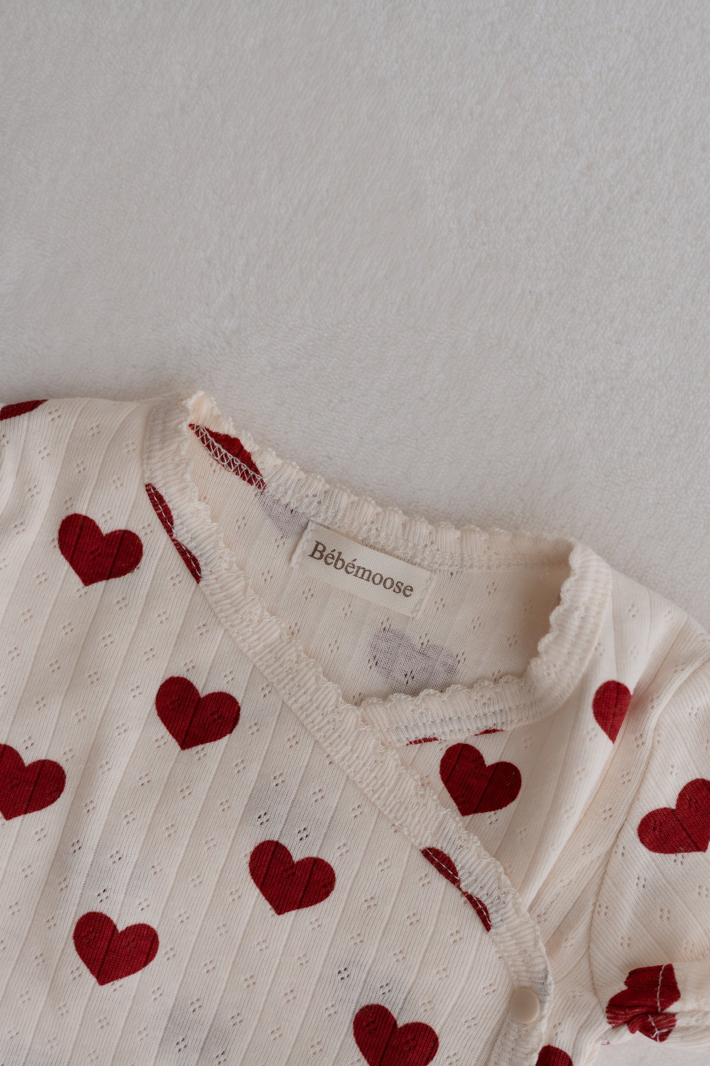 〖NEW〗Sweetie charm rompers -Cherry cream