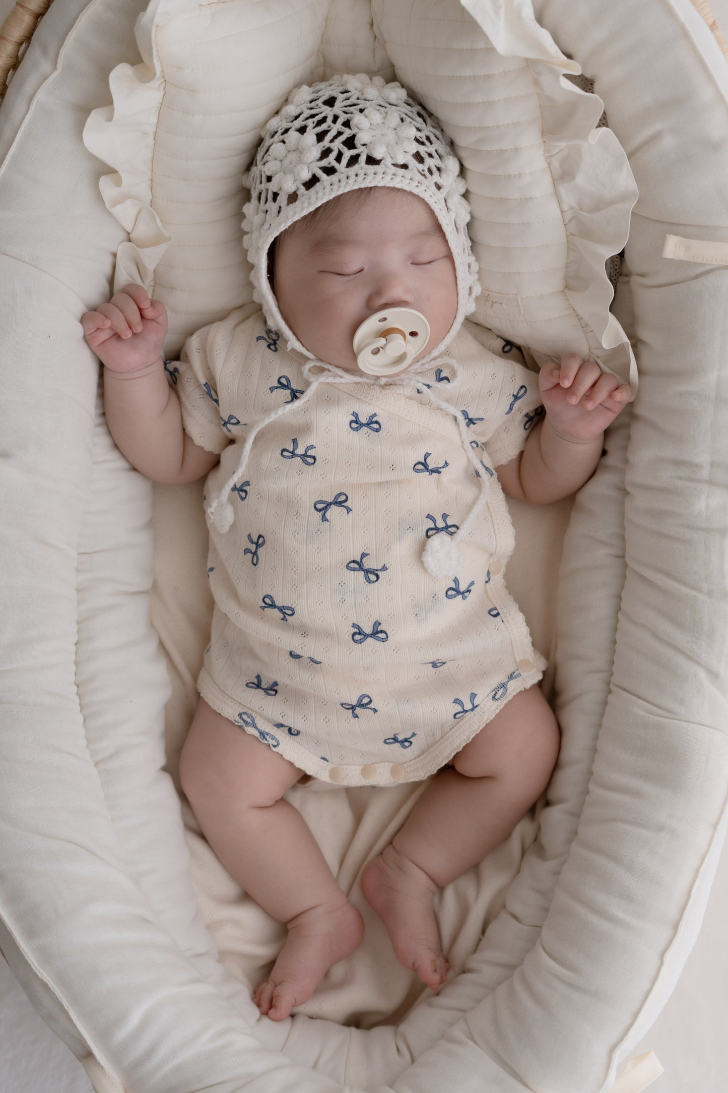 Sweetie charm rompers -Baby blue